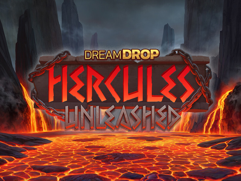 Promoção do jogo de cassino Hercules Unleashed Dream Drop